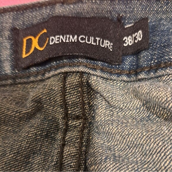 Denim Culture DC Bootcut Dark Wash Jeans Western 100% Cotton Denim Men's 38/30 - Picture 2 of 8